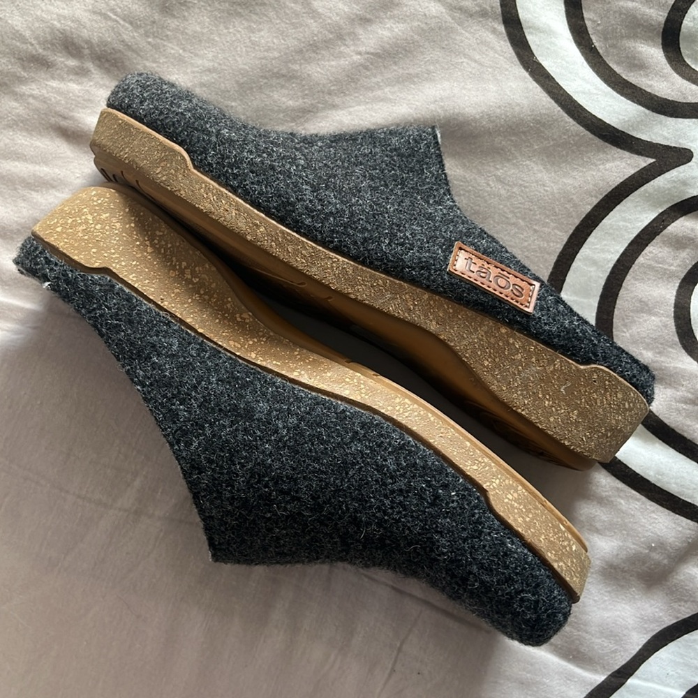 Taos Woolness wool clogs slides size EU 37 US 6-6.5 - Picture 10 of 11